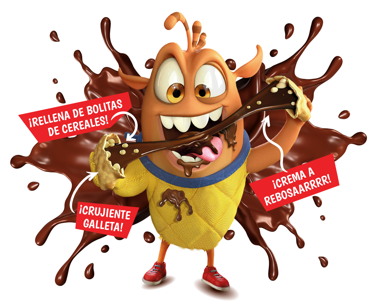 Fleky comiendo un Flakes Bombazo